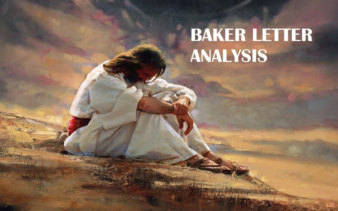 엘렌 화잇의 그리스도론과 베이커 편지 내용의 분석